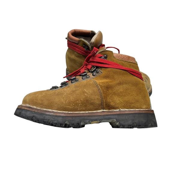 Vintage Lasco Log Master Insulated Brown Suede Leather Hiking Boots US Men's 6.5 - Picture 8 of 12